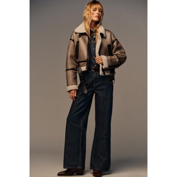 ZARA SHORT DOUBLE-FACED JACKET - Picture 2 of 11